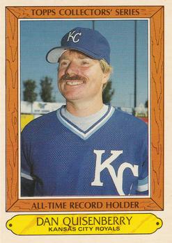 1985 Topps Woolworth All Time Record Holders #28 Dan Quisenberry Front