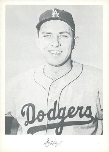 1960 Danny Goodman Los Angeles Dodgers Set B #NNO Gil Hodges Front