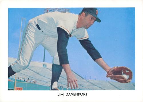 1967 Sports Service San Francisco Giants #NNO Jim Davenport Front