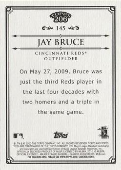 2010 Topps 206 #145 Jay Bruce Back