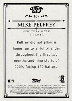 2010 Topps 206 #167 Mike Pelfrey Back