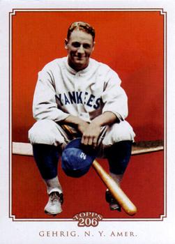 2010 Topps 206 #182 Lou Gehrig Front