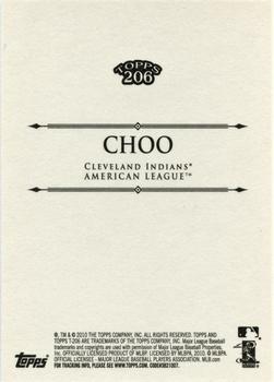 2010 Topps 206 #309 Shin-Soo Choo Back