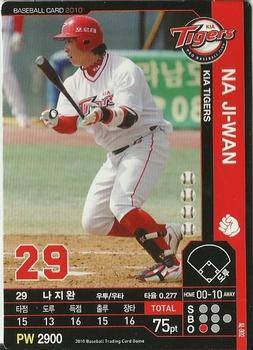 2010 Korean Baseball Organization Trading Card Game #AL002 Ji-Wan Na Front
