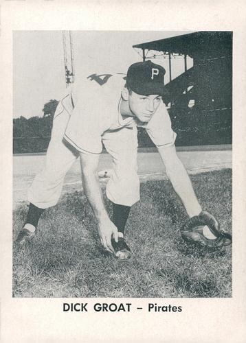1956 Jay Publishing Pittsburgh Pirates #NNO Dick Groat Front