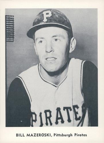 1959 Jay Publishing Pittsburgh Pirates #NNO Bill Mazeroski Front