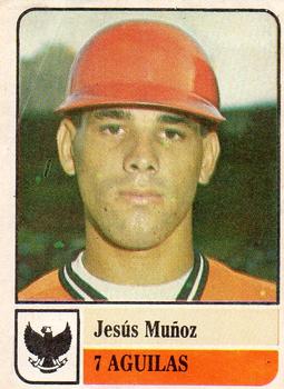 1991-92 Venezuelan Winter League Stickers #7 Jesus Munoz Front