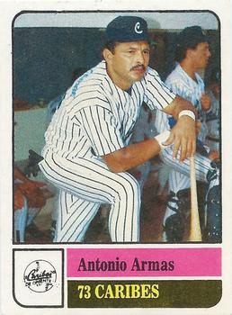 1991-92 Venezuelan Winter League Stickers #73 Tony Armas Front