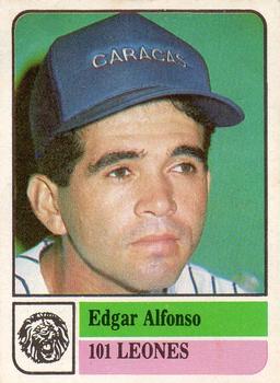 1991-92 Venezuelan Winter League Stickers #101 Edgar Alfonzo Front