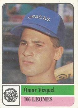 1991-92 Venezuelan Winter League Stickers #106 Omar Vizquel Front
