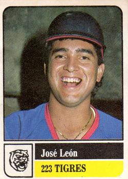 1991-92 Venezuelan Winter League Stickers #223 Jose Leon Front