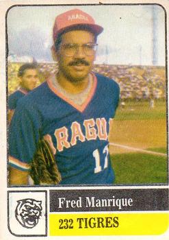 1991-92 Venezuelan Winter League Stickers #232 Fred Manrique Front