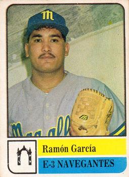 1991-92 Venezuelan Winter League Stickers #E-3 Ramon Garcia Front