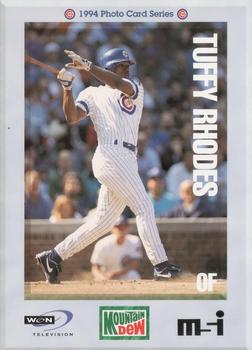 1994 WGN/Pepsi Chicago Cubs #21 Tuffy Rhodes Front