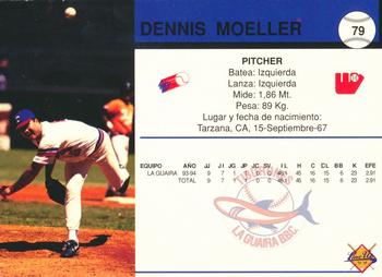 1994-95 Line Up Venezuelan Winter League #79 Dennis Moeller Back
