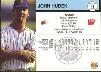 1994-95 Line Up Venezuelan Winter League #13 John Hudek Back