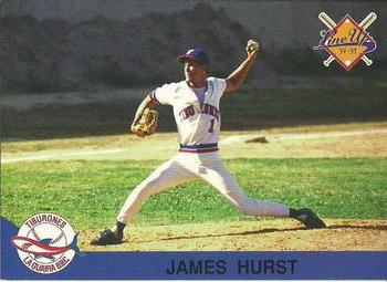 1994-95 Line Up Venezuelan Winter League #98 James Hurst Front