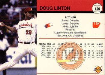 1994-95 Line Up Venezuelan Winter League #126 Doug Linton Back
