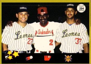 1994-95 Line Up Venezuelan Winter League #294 Juego De Las Estrellas Back
