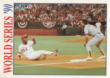 1991 Fleer - World Series #2 Billy Hatcher Front