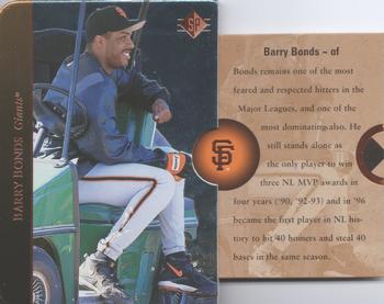 1997 SP - Inside Info #20 Barry Bonds Front