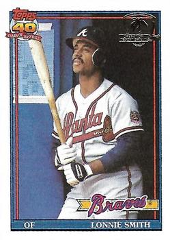 1991 Topps - Desert Shield #306 Lonnie Smith Front