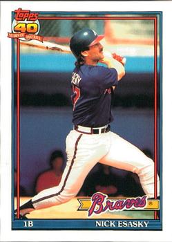1991 Topps - Collector's Edition (Tiffany) #418 Nick Esasky Front