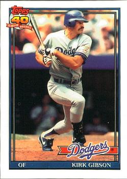 1991 Topps - Collector's Edition (Tiffany) #490 Kirk Gibson Front