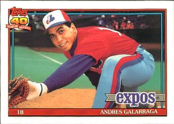 1991 Topps - Collector's Edition (Tiffany) #610 Andres Galarraga Front
