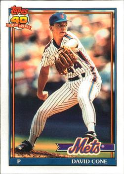 1991 Topps - Collector's Edition (Tiffany) #680 David Cone Front
