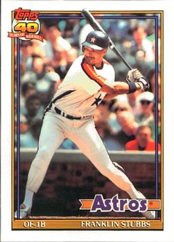 1991 Topps - Collector's Edition (Tiffany) #732 Franklin Stubbs Front