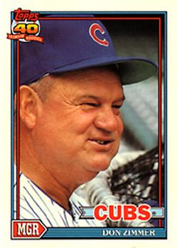 1991 Topps - Collector's Edition (Tiffany) #729 Don Zimmer Front