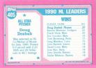 1991 Topps Micro #405 Doug Drabek Back