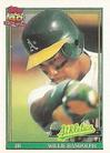 1991 Topps Micro #525 Willie Randolph Front