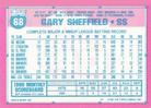 1991 Topps Micro #68 Gary Sheffield Back