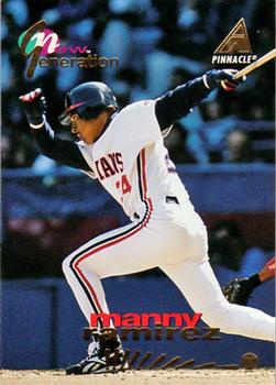 1994 Pinnacle New Generation #NG17 Manny Ramirez Front