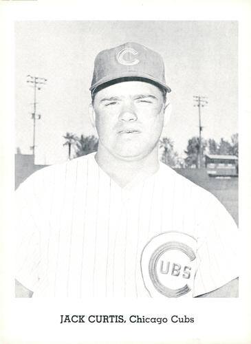 1962 Jay Publishing Chicago Cubs 5x7 Photos #NNO Jack Curtis Front