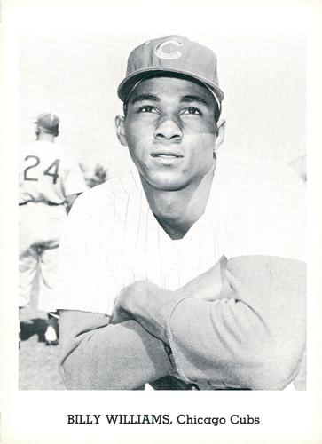 1962 Jay Publishing Chicago Cubs 5x7 Photos #NNO Billy Williams Front
