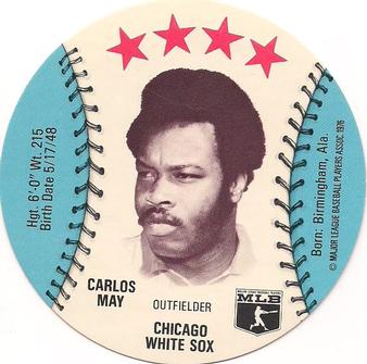 1976 Towne Club Discs #NNO Carlos May Front