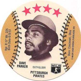 1976 Towne Club Discs #NNO Dave Parker Front