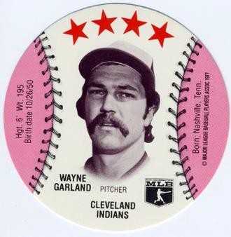 1977 Detroit Caesars Discs #NNO Wayne Garland Front