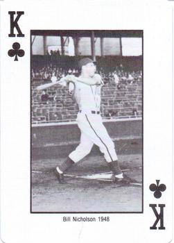1985 Jack Brickhouse Chicago Cubs Playing Cards #K♣ Bill Nicholson Front