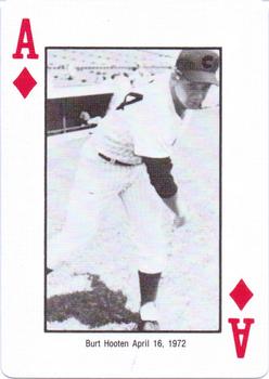 1985 Jack Brickhouse Chicago Cubs Playing Cards #A♦ Burt Hooton Front