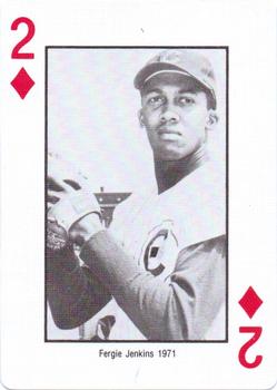 1985 Jack Brickhouse Chicago Cubs Playing Cards #2♦ Fergie Jenkins Front