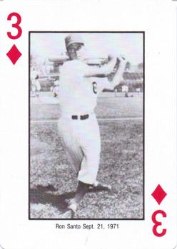 1985 Jack Brickhouse Chicago Cubs Playing Cards #3♦ Ron Santo Front