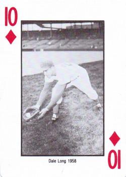 1985 Jack Brickhouse Chicago Cubs Playing Cards #10♦ Dale Long Front