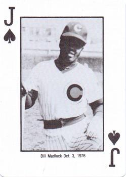 1985 Jack Brickhouse Chicago Cubs Playing Cards #J♠ Bill Madlock Front
