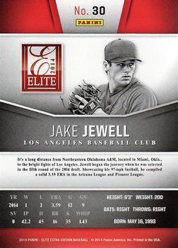 2014 Panini Elite Extra Edition #30 Jake Jewell Back