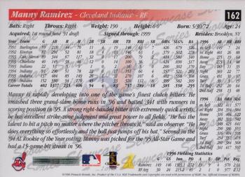 1997 Score - Showcase Series #162 Manny Ramirez Back