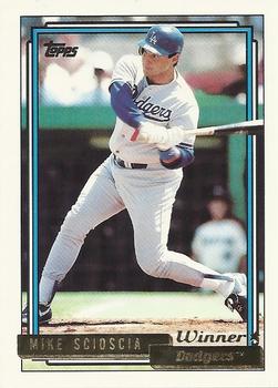 1992 Topps - Gold Winners #13 Mike Scioscia Front